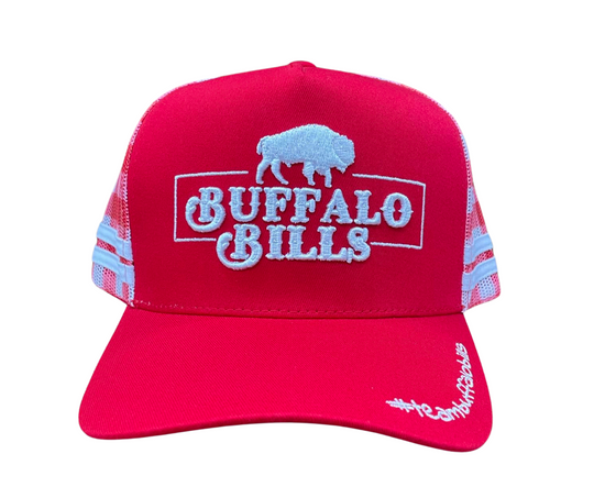 BBWS - Red Gingham QLD Trucker Cap