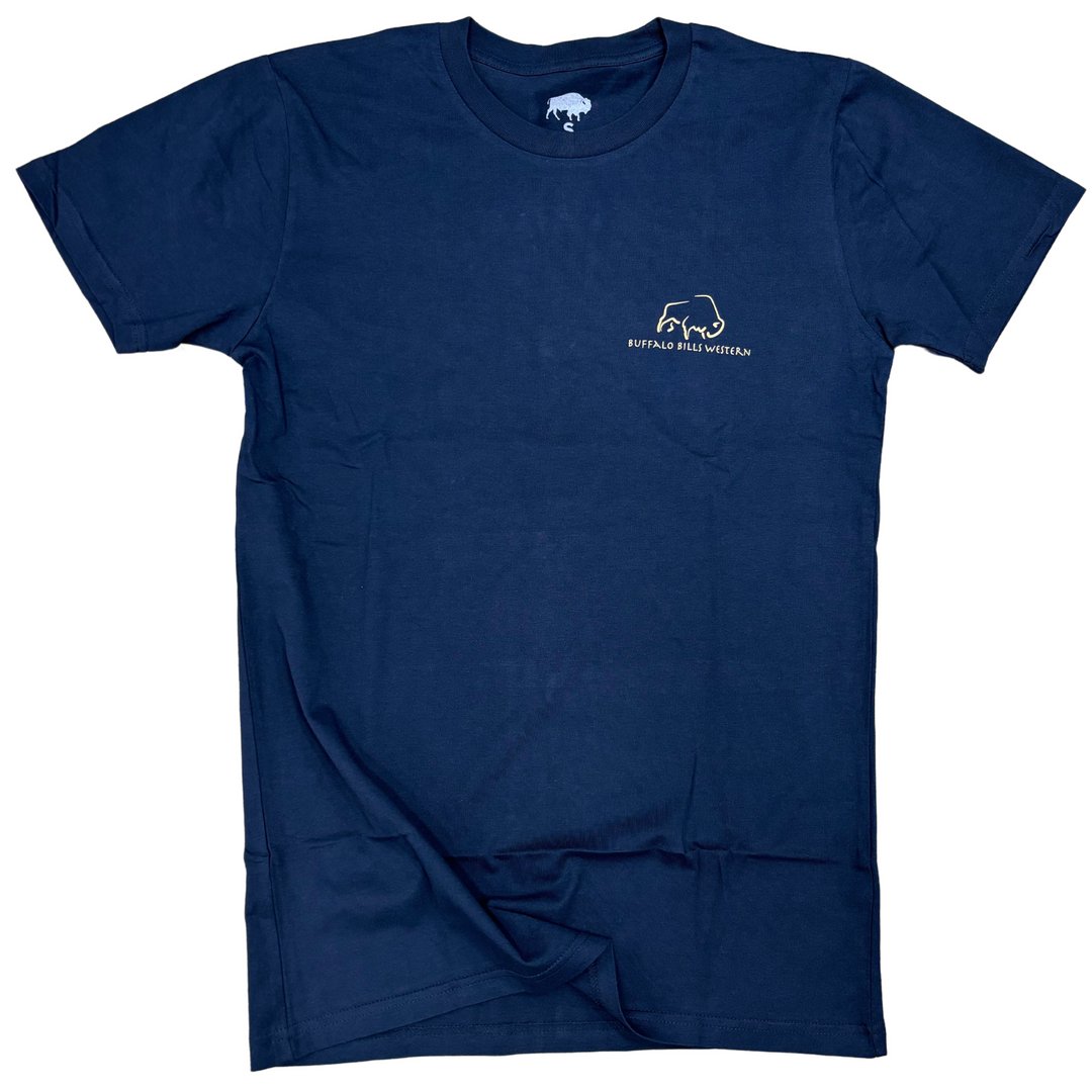 BBWS - Mens Navy NT Map Tee