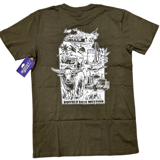 BBWS - Mens Army NT Map Tee