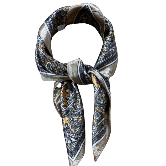 Wild Rag - Coffee Paisley Medium