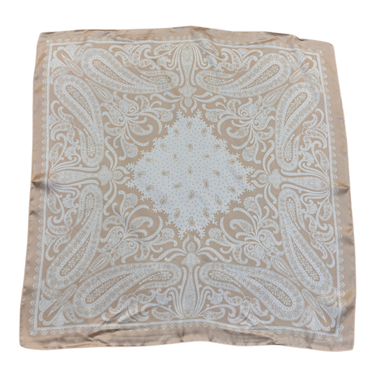 Wild Rag - Cream Paisley Medium