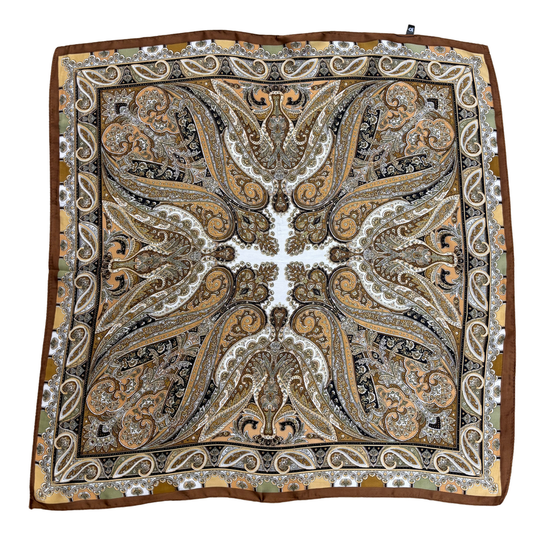 Wild Rag - Brown Paisley Medium