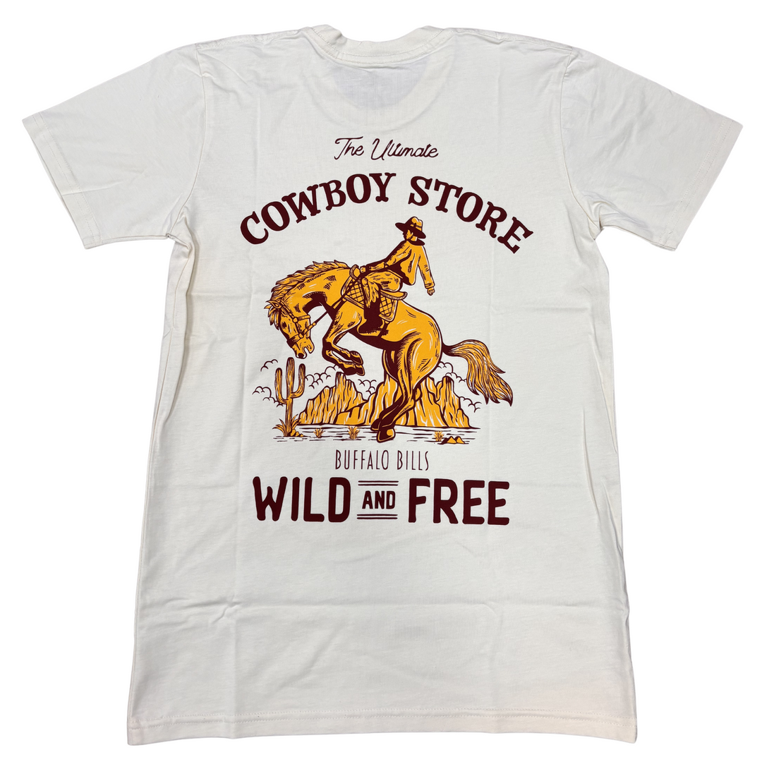 BBWS - Mens Neutral Cowboy Store Tee