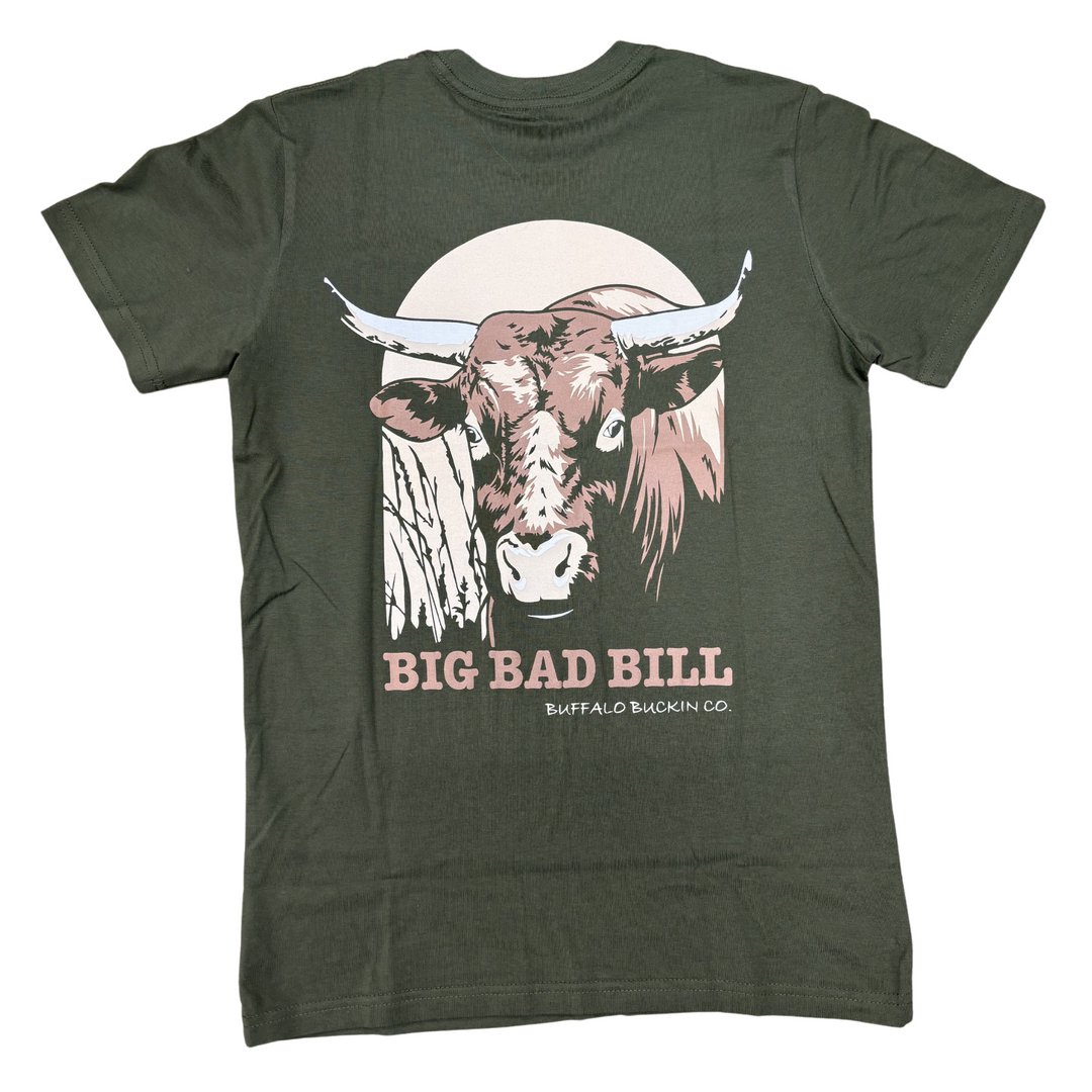 BBWS - Mens Army Big Bad Bill Tee