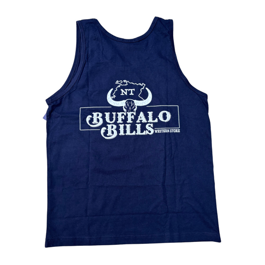 BBWS - Navy NT Logo Singlet