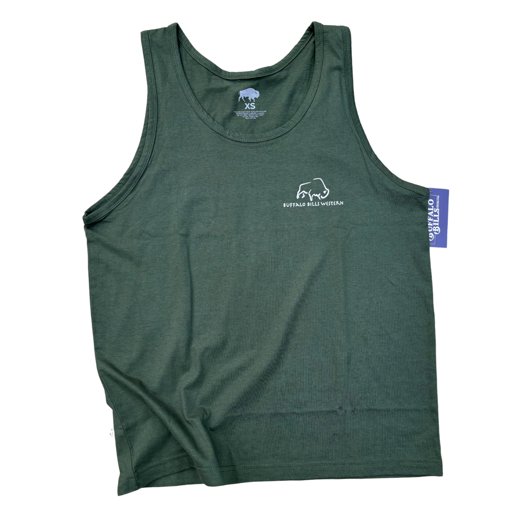 BBWS - Army Green NT Logo Singlet