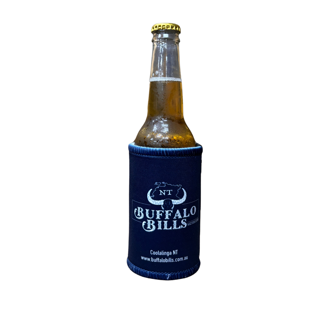 BBWS - Stubby Cooler Navy QLD/NT Logo