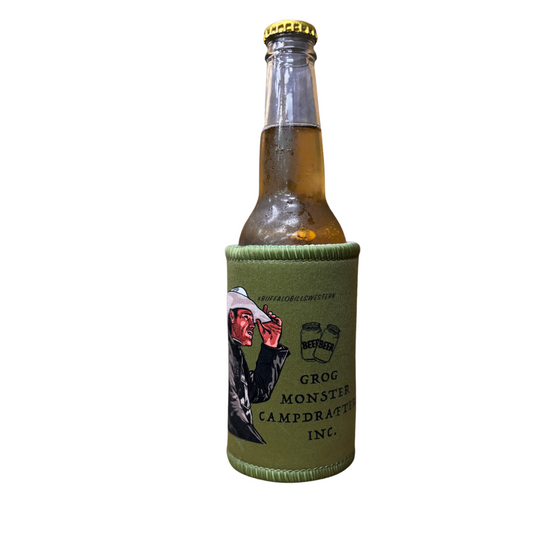 BBWS - Stubby Cooler Olive Grog Monster