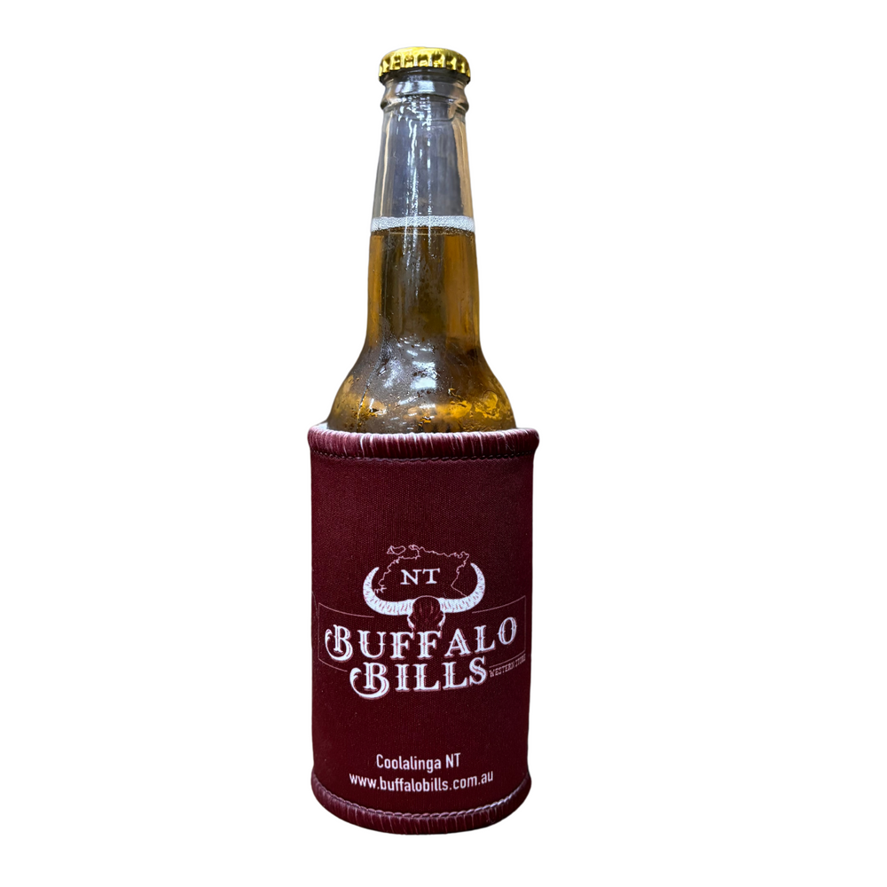 BBWS - Stubby Cooler Maroon Rodeo Road