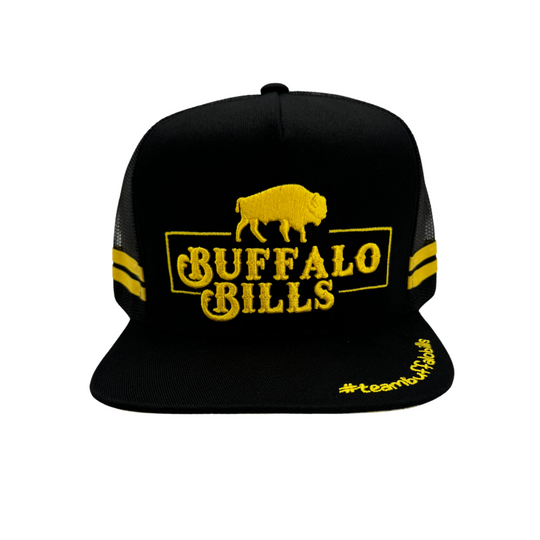 BBWS - Hybrid Black/Yellow Flat Trucker