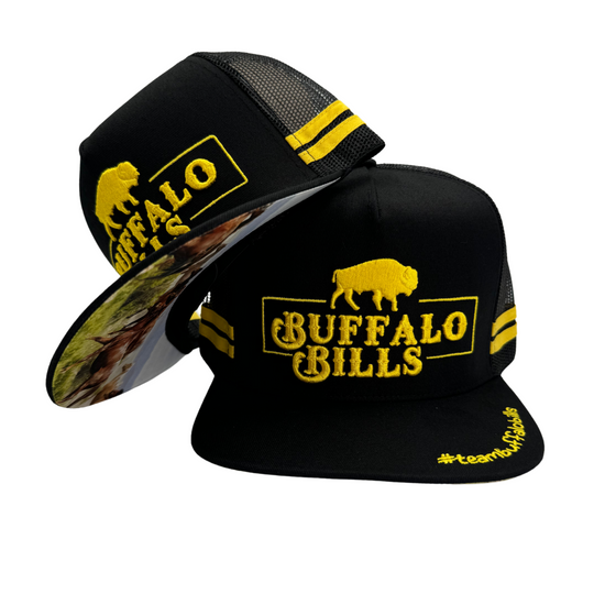 BBWS - Hybrid Black/Yellow Flat Trucker