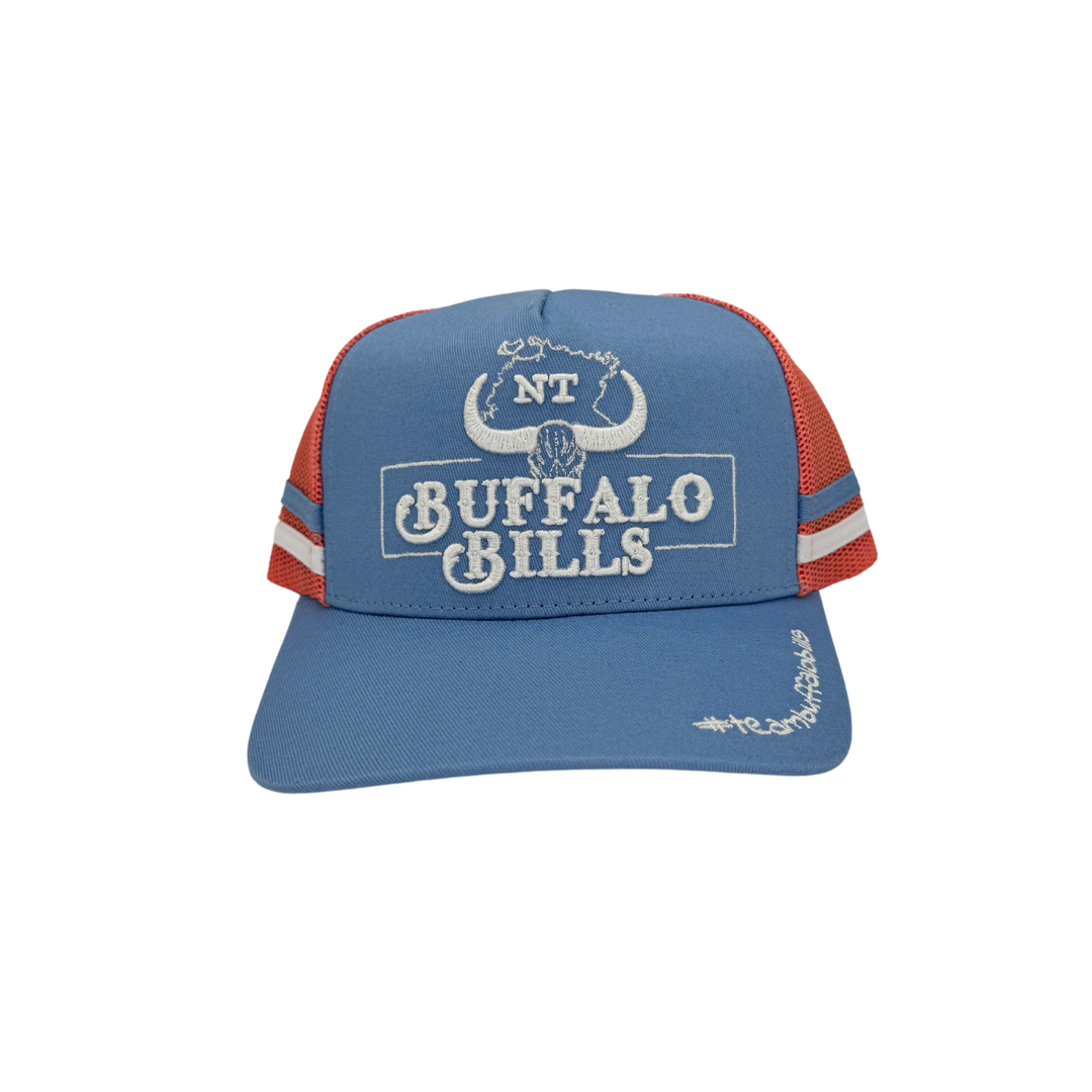 BBWS - Kids Blue / Coral NT Logo Trucker Cap