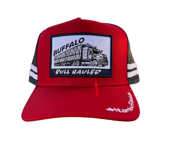 BBWS - Maroon Bull Hauler Patch Cap