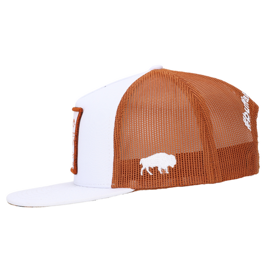 BBWS - White Rust Ranch Co Flat Cap