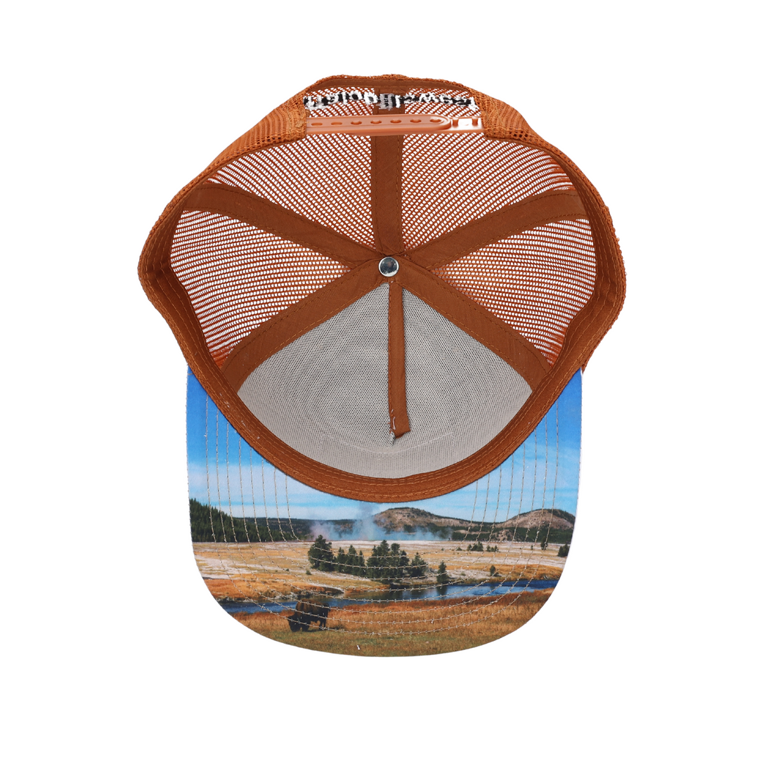 BBWS - White Rust Ranch Co Flat Cap