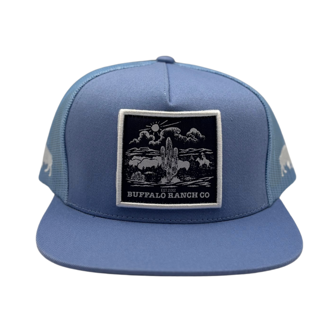 BBWS - Sky Blue Ranch Co Flat Cap