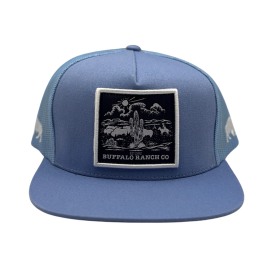BBWS - Sky Blue Ranch Co Flat Cap