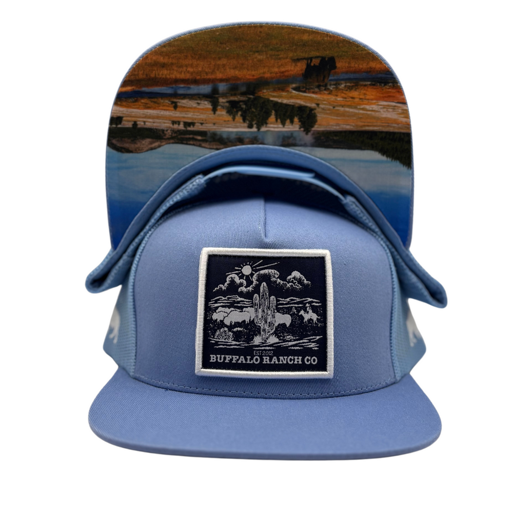 BBWS - Sky Blue Ranch Co Flat Cap