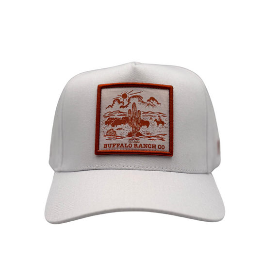 BBWS - White Rust Ranch Co Full Fabric Cap