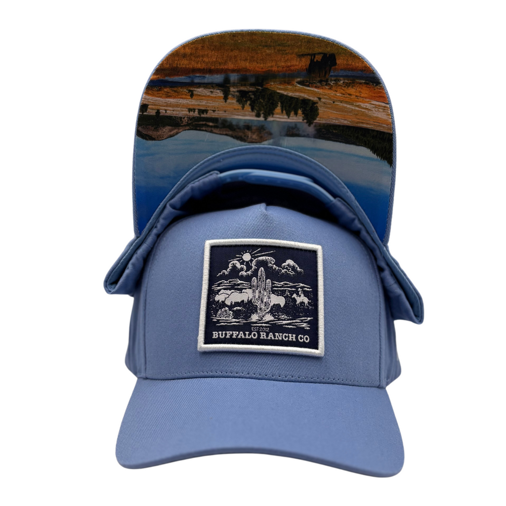 BBWS - Sky Blue Ranch Co Full Fabric Cap