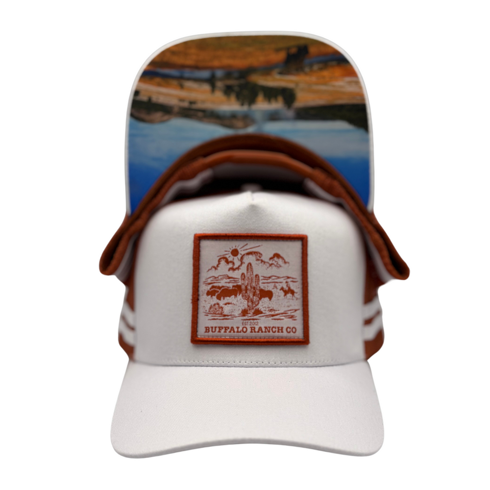 BBWS - White Rust Ranch Co Trucker Cap