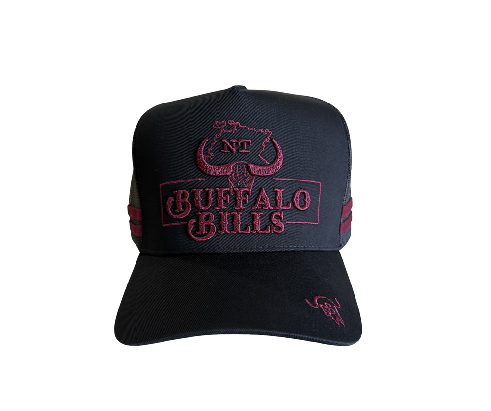 BBWS - Black Maroon NT Logo Trucker Cap