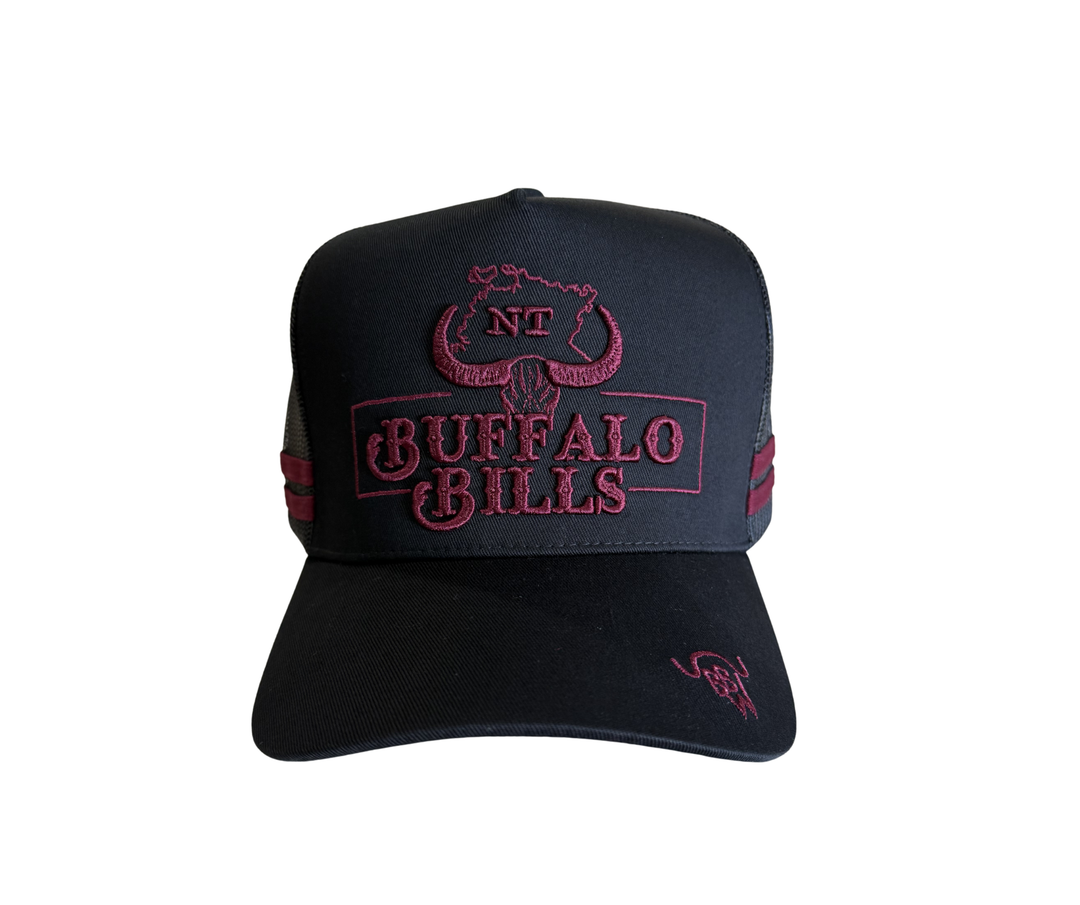 BBWS - Black Maroon NT Logo Trucker Cap
