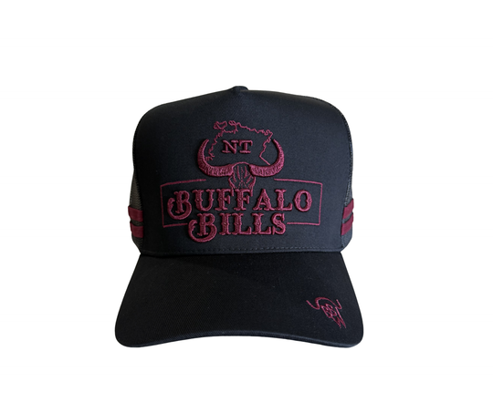 BBWS - Black Maroon NT Logo Trucker Cap