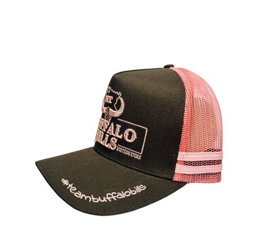BBWS - NT 3D Logo Graphite/Pink Trucker Cap