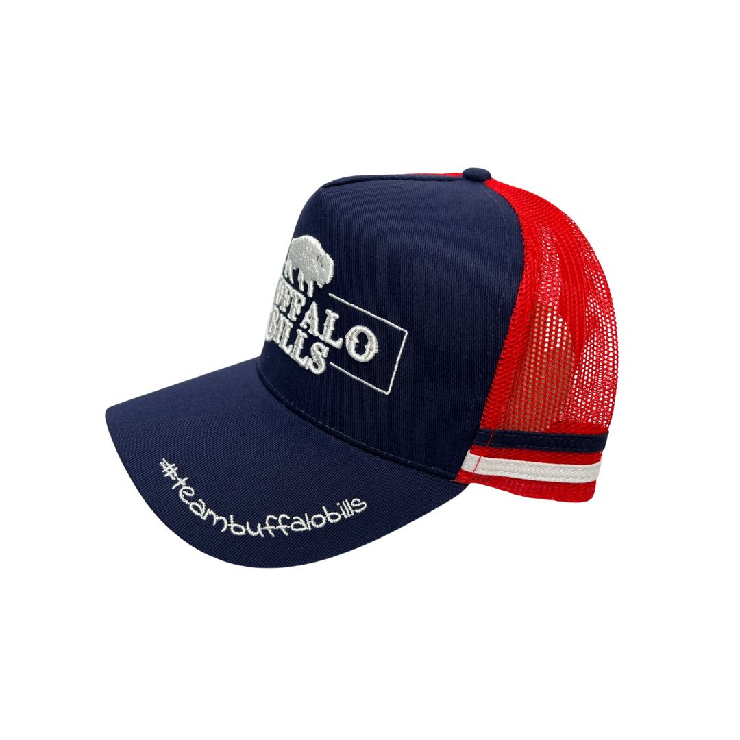 BBWS - QLD 3D Logo Navy/Red Trucker Cap