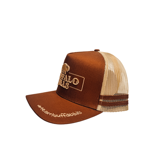BBWS - QLD 3D Logo Brown Trucker Cap