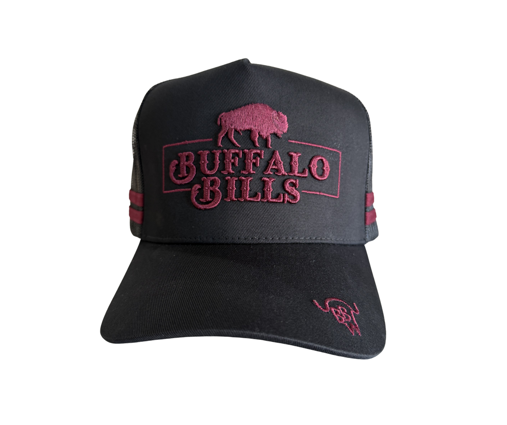 BBWS - Black Maroon QLD Logo Trucker Cap