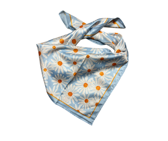 Wild Rag - Blue Daisy Medium