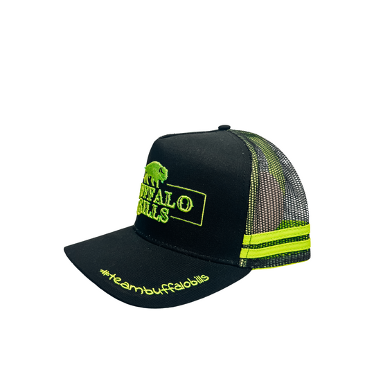 BBWS - QLD 3D Logo Lime Green Trucker Cap