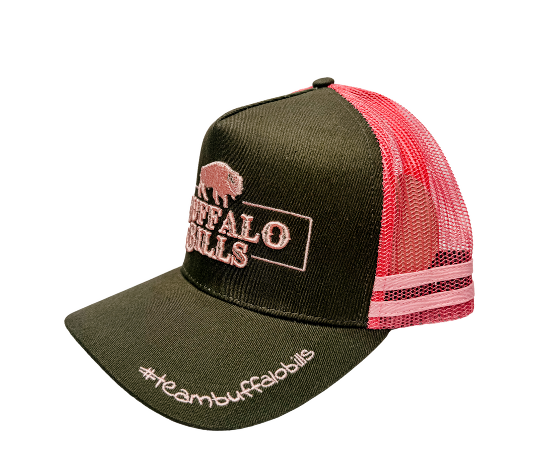 BBWS - QLD 3D Logo Graphite/Pink Trucker Cap