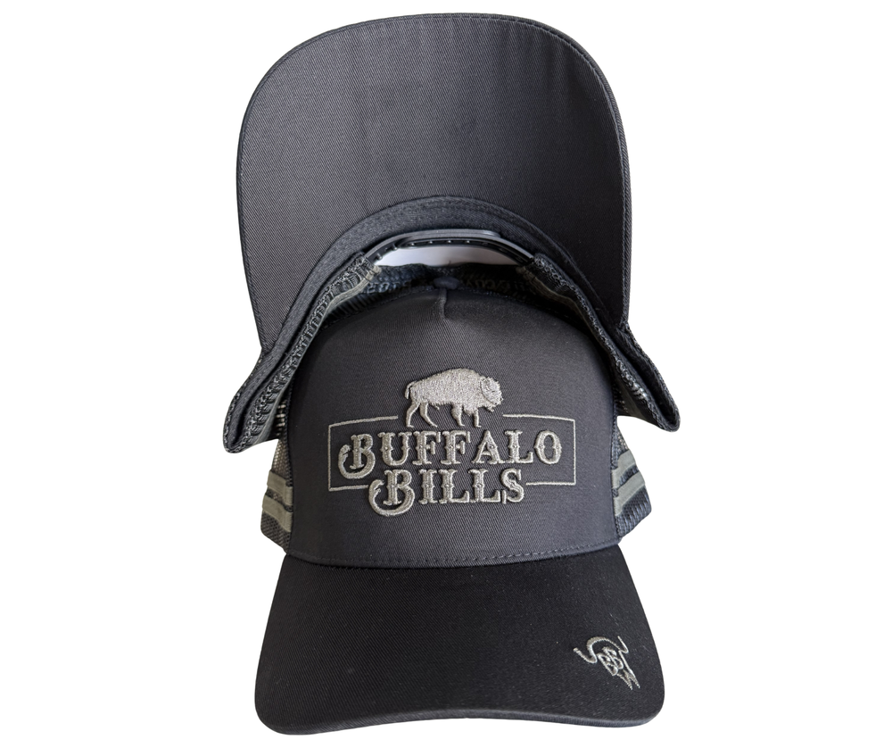 BBWS - Black Grey QLD Logo Trucker Cap