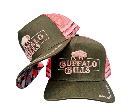 BBWS - QLD 3D Logo Graphite/Pink Trucker Cap