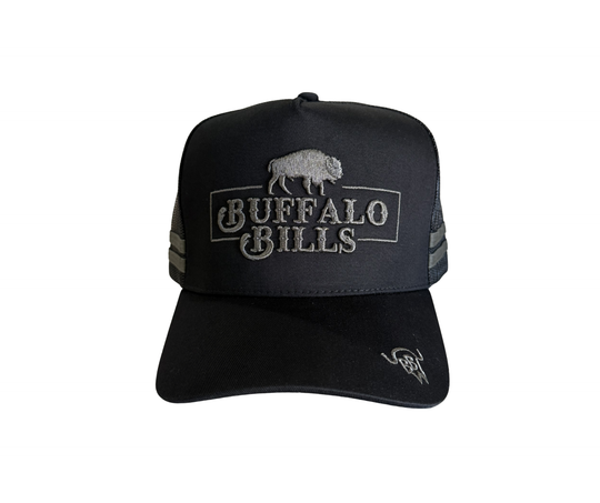 BBWS - Black Grey QLD Logo Trucker Cap