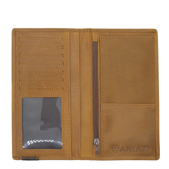 Ariat - Mens Accent Overlay Rodeo Wallet