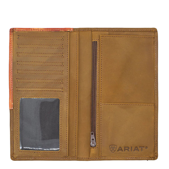 Ariat - Tooled Overlay Rodeo Wallet