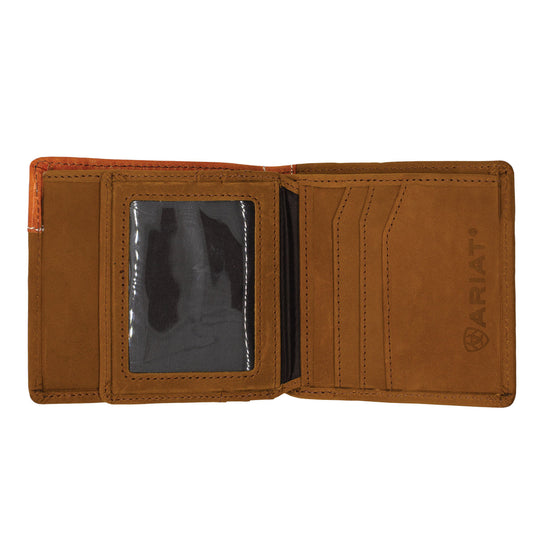 Ariat - Bi-Fold Wallet - Two Toned Hair On