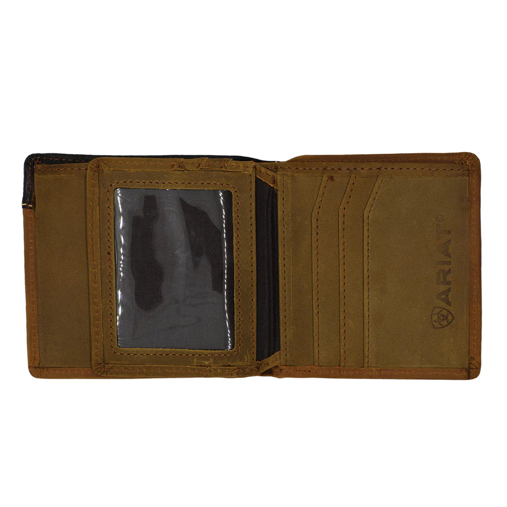 Ariat - Bi-Fold Wallet Overlay Brown