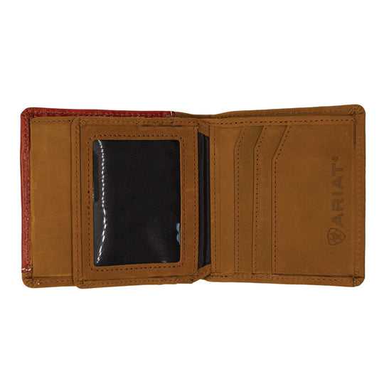 Ariat - Basket Weave Bi-Fold Wallet