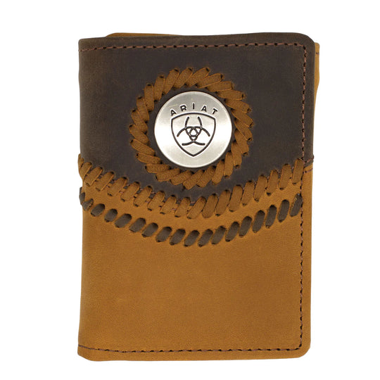 Ariat - Tri-Fold Wallet - Two Toned Accents