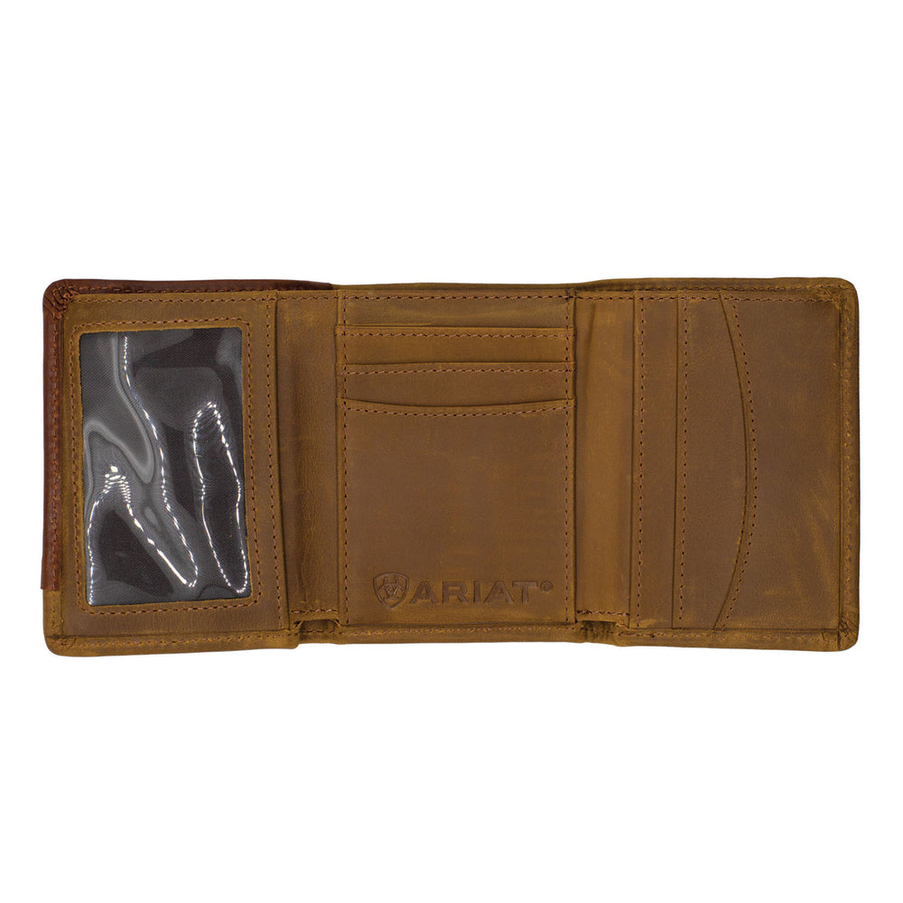 Ariat - Tri-Fold Wallet - Brown