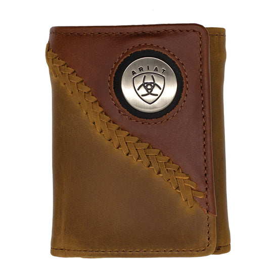 Ariat - Tri-Fold Wallet - Brown