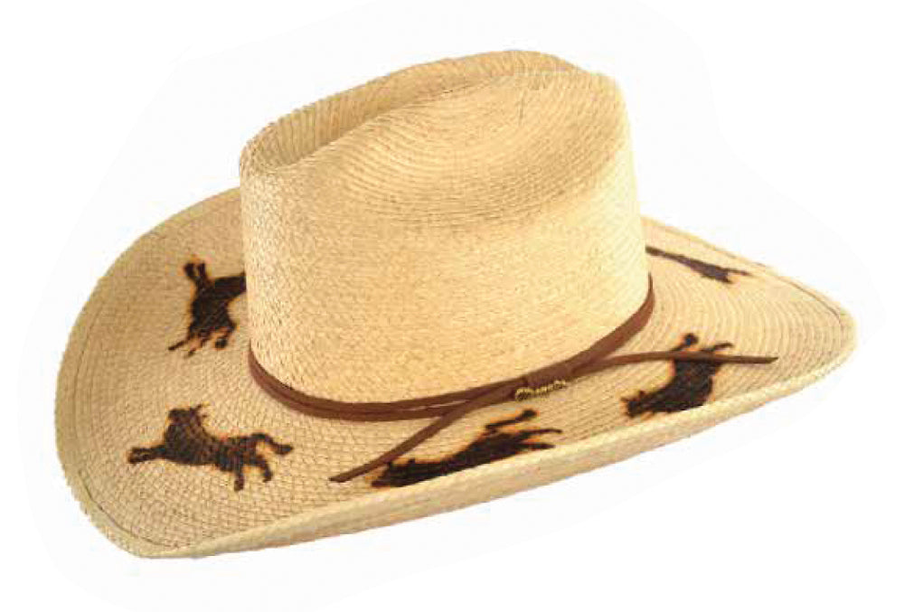 Wrangler - Kids Sanchez Palm Straw Hat