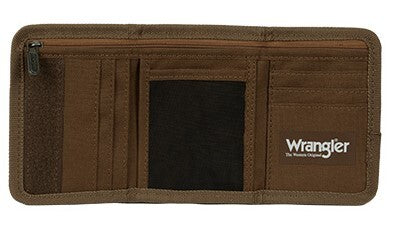 Wrangler - Mens Wrangler Logo Tan Wallet