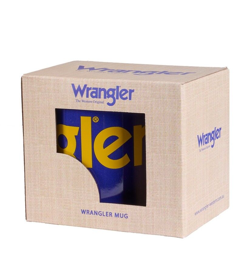 Wrangler - Blue Logo Mug