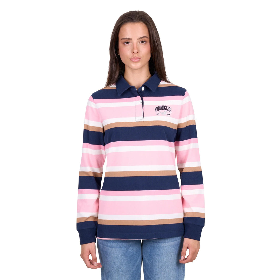 Wrangler- Womens Hollie Rugby Jersey